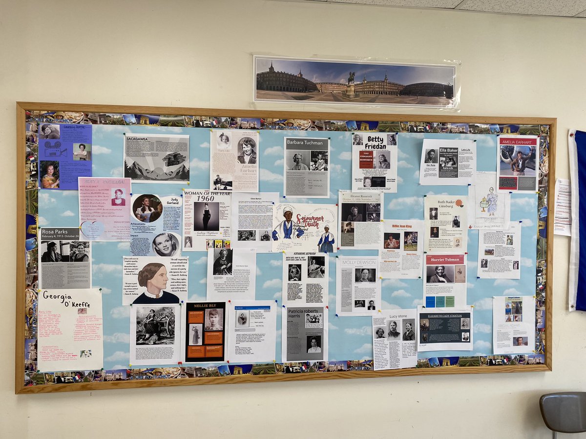 In celebration of Women’s History Month, my students created great biography projects for historic American women!