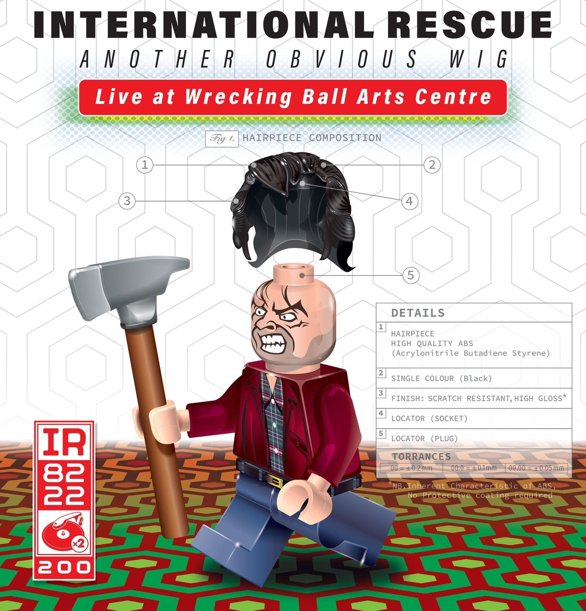 wbmusicandbooks's tweet photo. Front cover artwork for our first record label release International Rescue - Another Obvious Wig 2LP in red/green vinyl released July 8th pre-order link https://t.co/iNUR3Dw3OA https://t.co/rGMEjYyxTW
