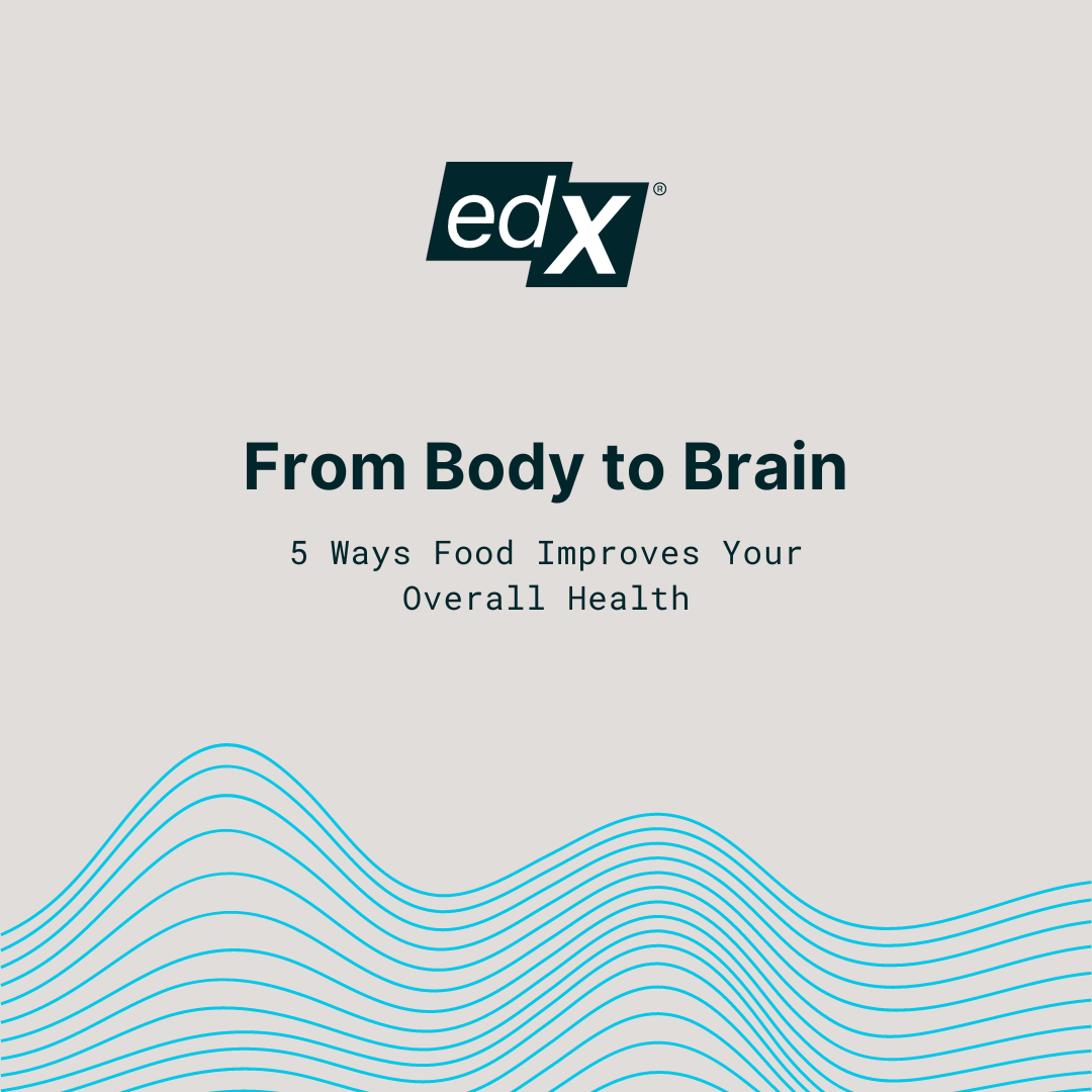 edXOnline's tweet photo. Want to boost your health and wellbeing? Good news: You don't have to look any further than your plate. 🍎 🥘 🥕 Learn how the right foods can improve your body, brain and overall wellness to help you feel your best. (Thread 👇) #edXTaughtMe #WellnessEducation #HealthIsWealth https://t.co/ysVwhZw9UO