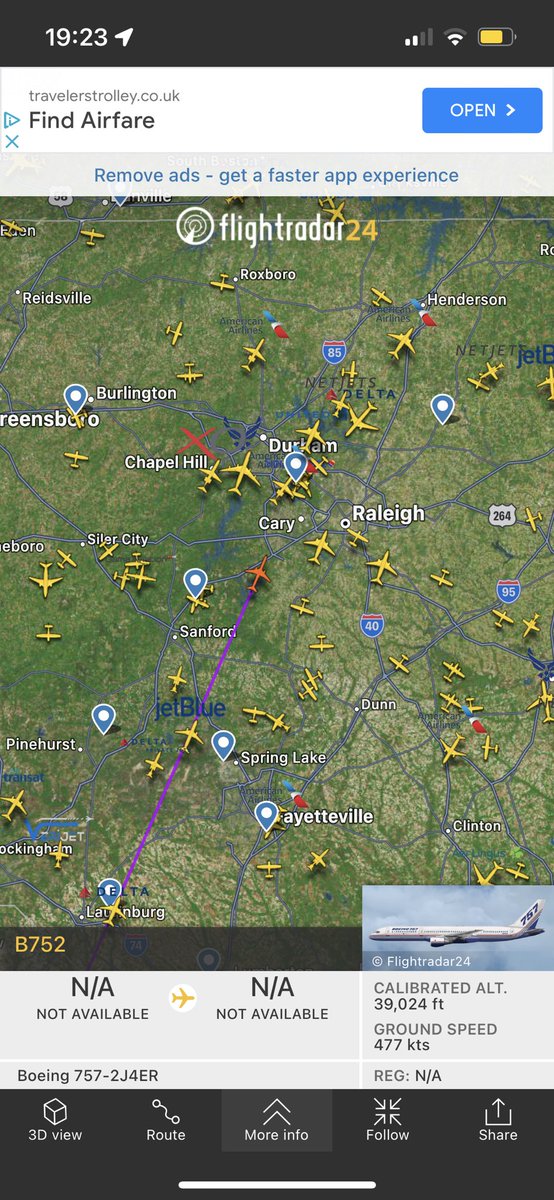 pigs_dirty's tweet photo. @NathanKatogir @flightradar24 Try this one https://t.co/a0EJbeEF0f