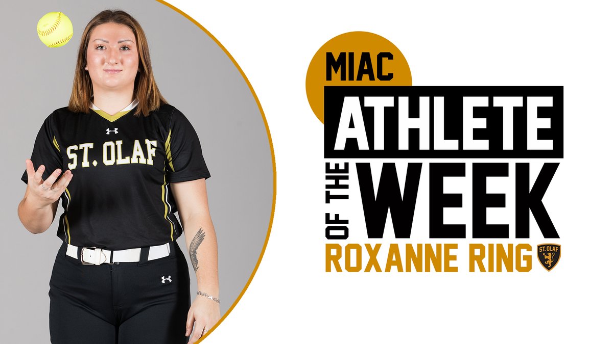 StOlafAthletics's tweet photo. .@StOlafBaseball and @StOlafSoftball swept this week's #MIAC Baseball and Softball Athlete of the Week awards! 🧹

RELEASE: https://t.co/e4NcytOL0z

#UmYahYah | #OlePride | #d3baseball | #d3sb https://t.co/dUaJgSvUbS