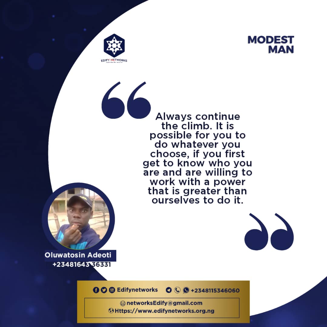 EdifyNetworks's tweet photo. Modest men 💙
Read and be edified
#edifynetwork #edify #modestman https://t.co/o8cuf1IUf6