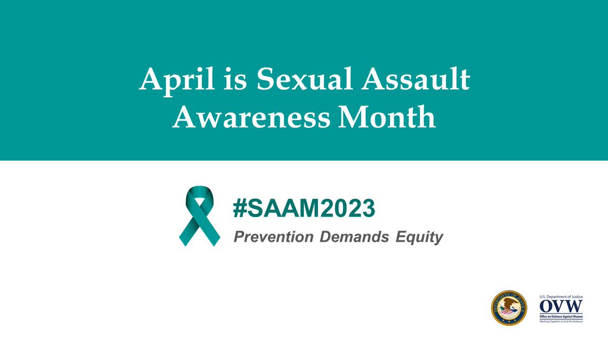 Justice Department on Twitter "RT OVWJustice During April we recognize Sexual Assault