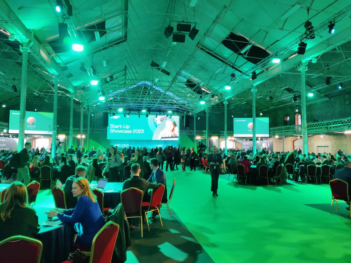 Fantastic to be at the #startupshowcase in <a href="/TheRDS/">The RDS</a> hosted by <a href="/Entirl/">Enterprise Ireland</a>