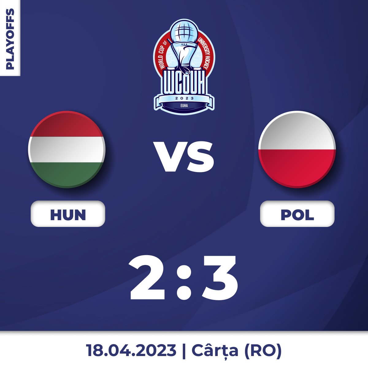 We are back with another winner! Congrats Team POL! 🏒

#WCOUH #wcouh2023 #hockey #icehockey

<a href="/achahockey/">ACHA Hockey</a> <a href="/achamensd1/">ACHA Men's D1</a> <a href="/achamensd2/">ACHA Men's D2</a>