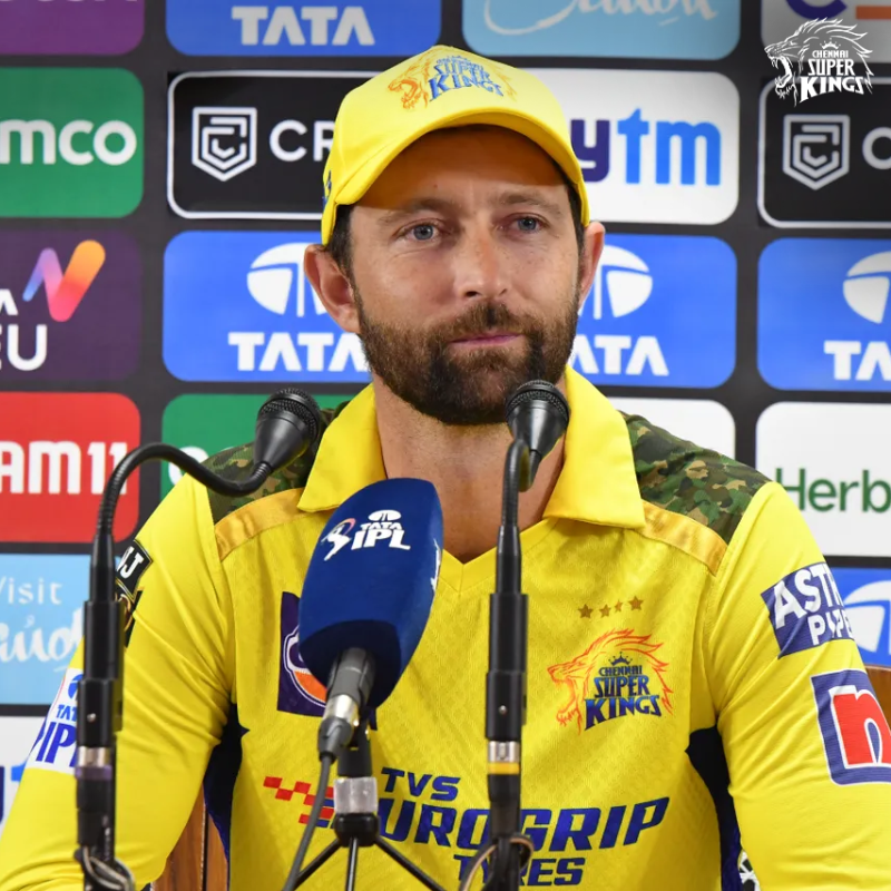 ChennaiIPL's tweet photo. cONway to all the #Yellove 💛
Watch the Full 📹👇

#RCBvCSK #WhistlePodu 🦁
