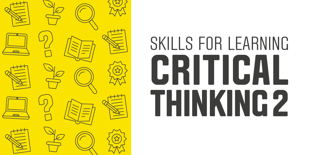 Skills for Learning are running the 2nd of their online sessions on Critical thinking today 14:00-15:00 The workshop looks at critical thinking in more detail & focuses on the process behind critical reading & writing. bit.ly/S4LWorkshops  @leedslawschool @EducationLBU