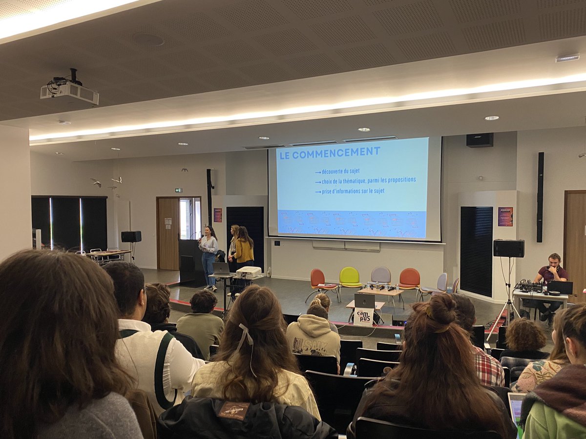 mardeygas's tweet photo. Aujourd’hui, c’est la journée du podcast à l’@UGrenobleAlpes ! Au programme : projets d’étudiants, rencontres, tables rondes… Bref, une journée qui s’annonce passionnante !🎙️
#DEPOC #UFRLlasic @MarineBeccarell https://t.co/mfVPSUrscv
