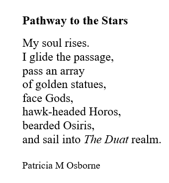 PMOsborneWriter's tweet photo. Thank you @MatthewMCSmith & @blackboughpoems for @TopTweetTuesday
Here's my 25-word imagistic poem - #PathwaytotheStars
Photo - the sea - at IOW but the sea anywhere in the world is my favourite place.
#poetrycommunity
#afterlife
#rebirth
#poetrylovers
#Egyptian https://t.co/vctCetwOWO