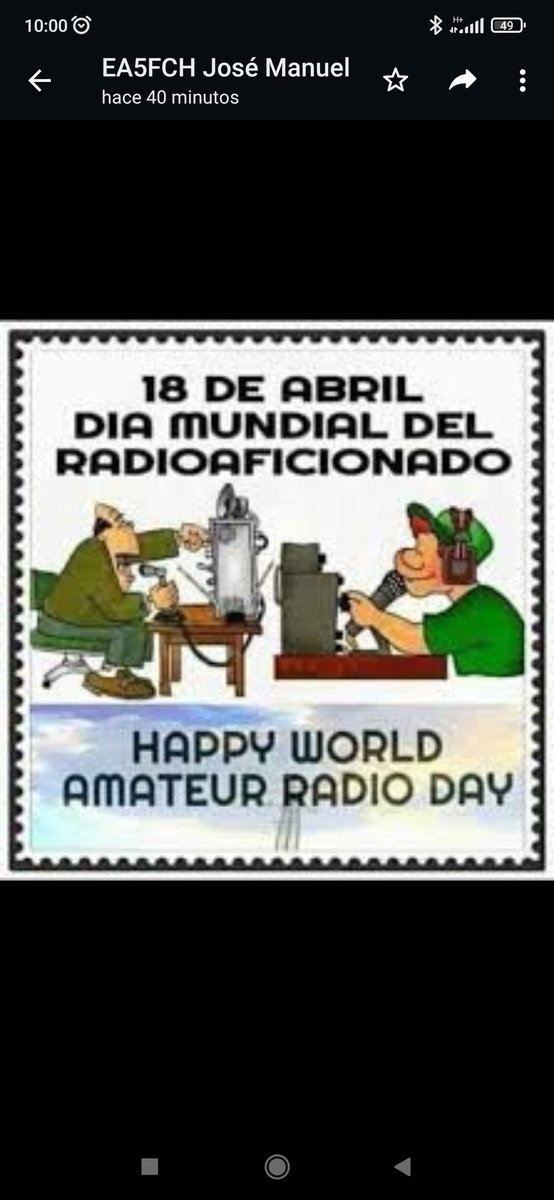 EA5GU's tweet image. Feliz día a tod@s