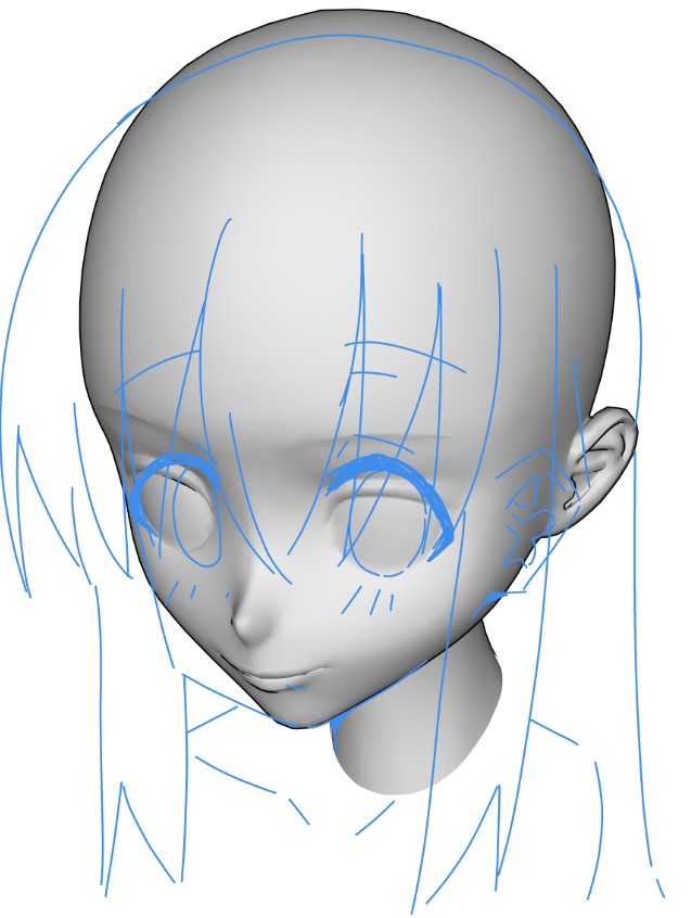 クリスタの3D機能試してみました
トレスするだけで描けるようにモデルを調整するのは難しいと思いますが難しいアングルの参考にするには良さそうですね 
