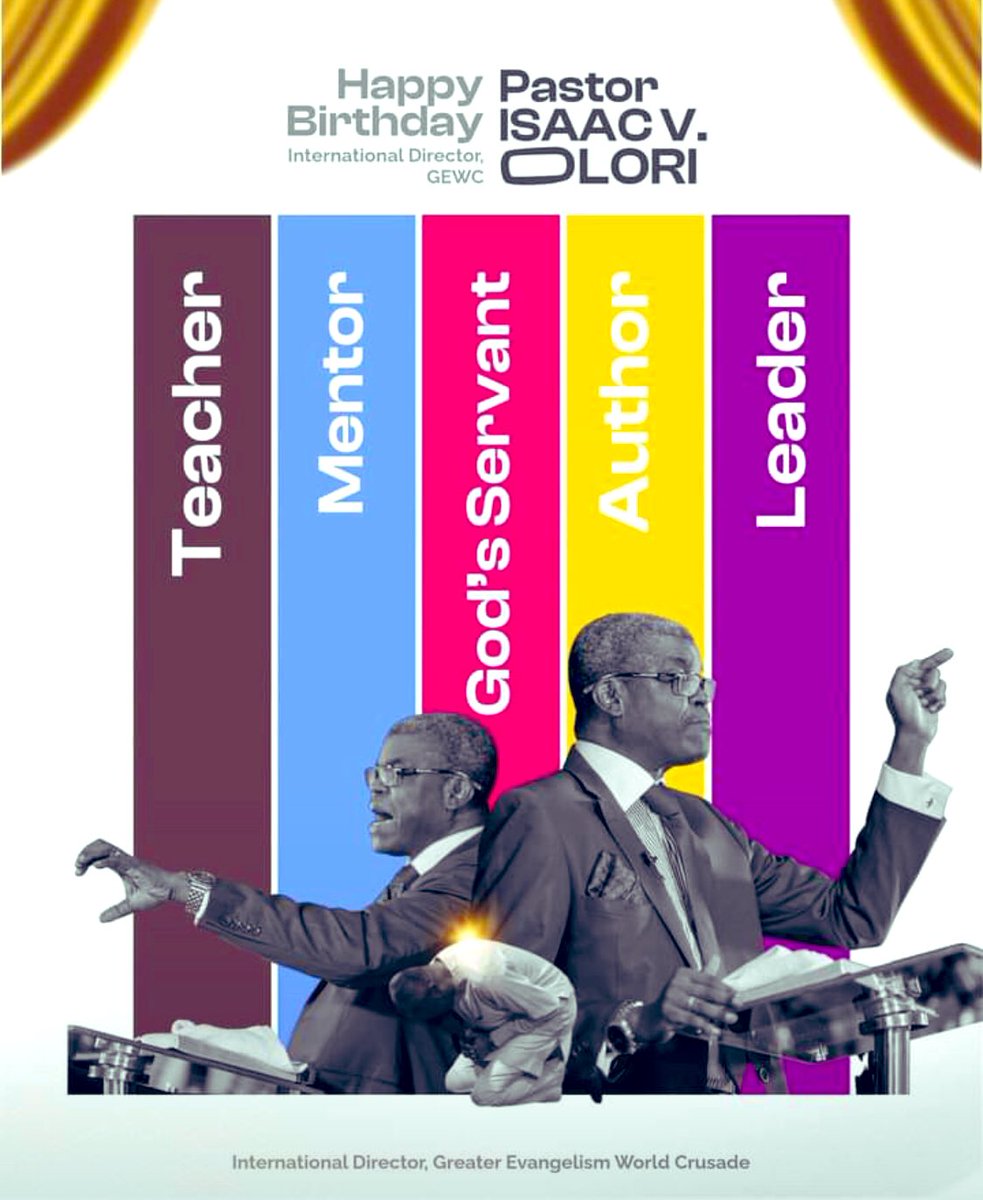 GANYIKE's tweet image. Happy Birthday 🎊 🎂 
International Director of Greater Evangelism World Crusade
#GEWC