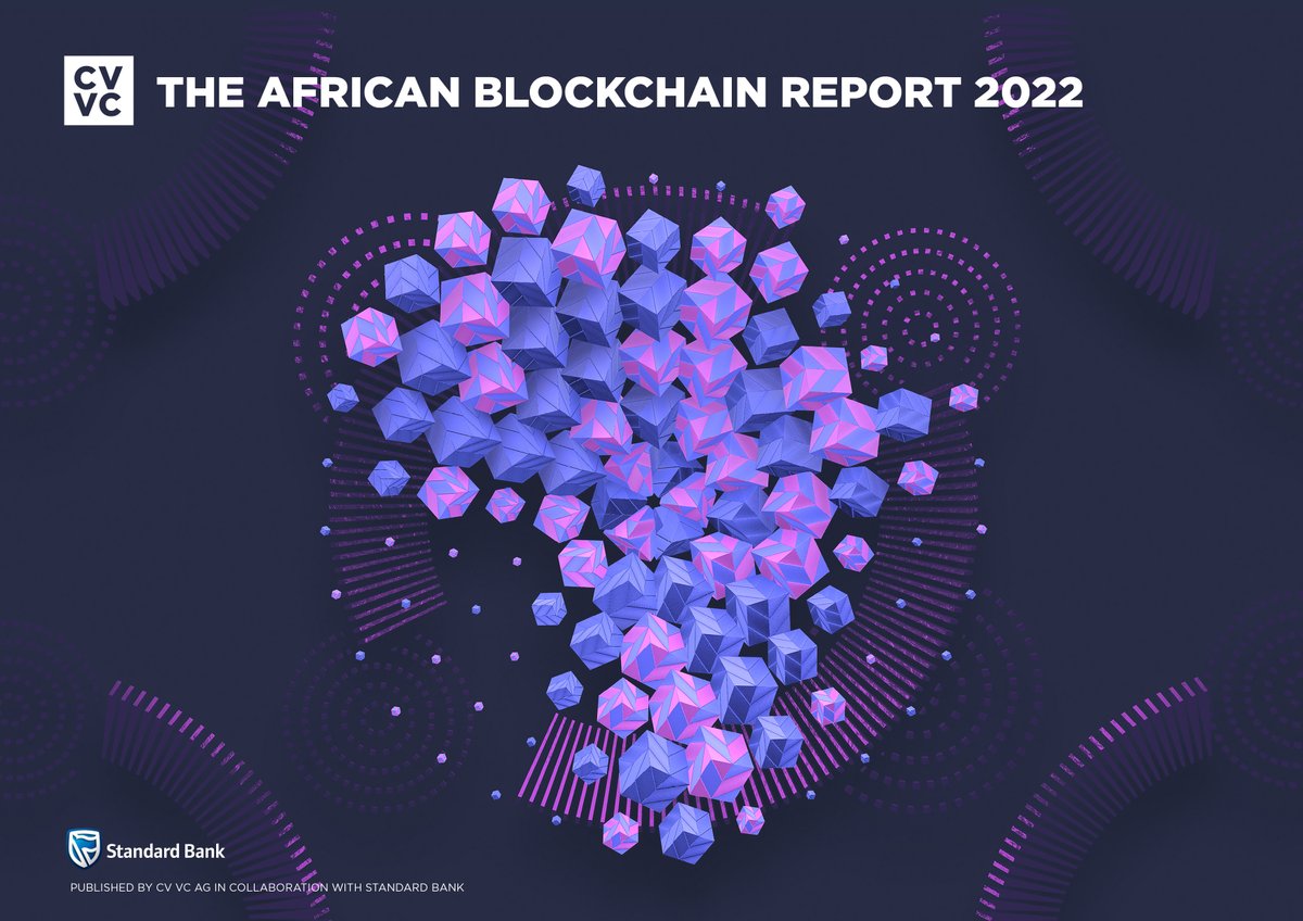 CV_Labs's tweet photo. The African Blockchain Report 2022, published by CV VC and @StandardBankZA , is out now! Get your copy here: https://t.co/djbs7QaIL7
#AfricanBlockchainReport #africa #blockchain https://t.co/ZTte3gCwuI