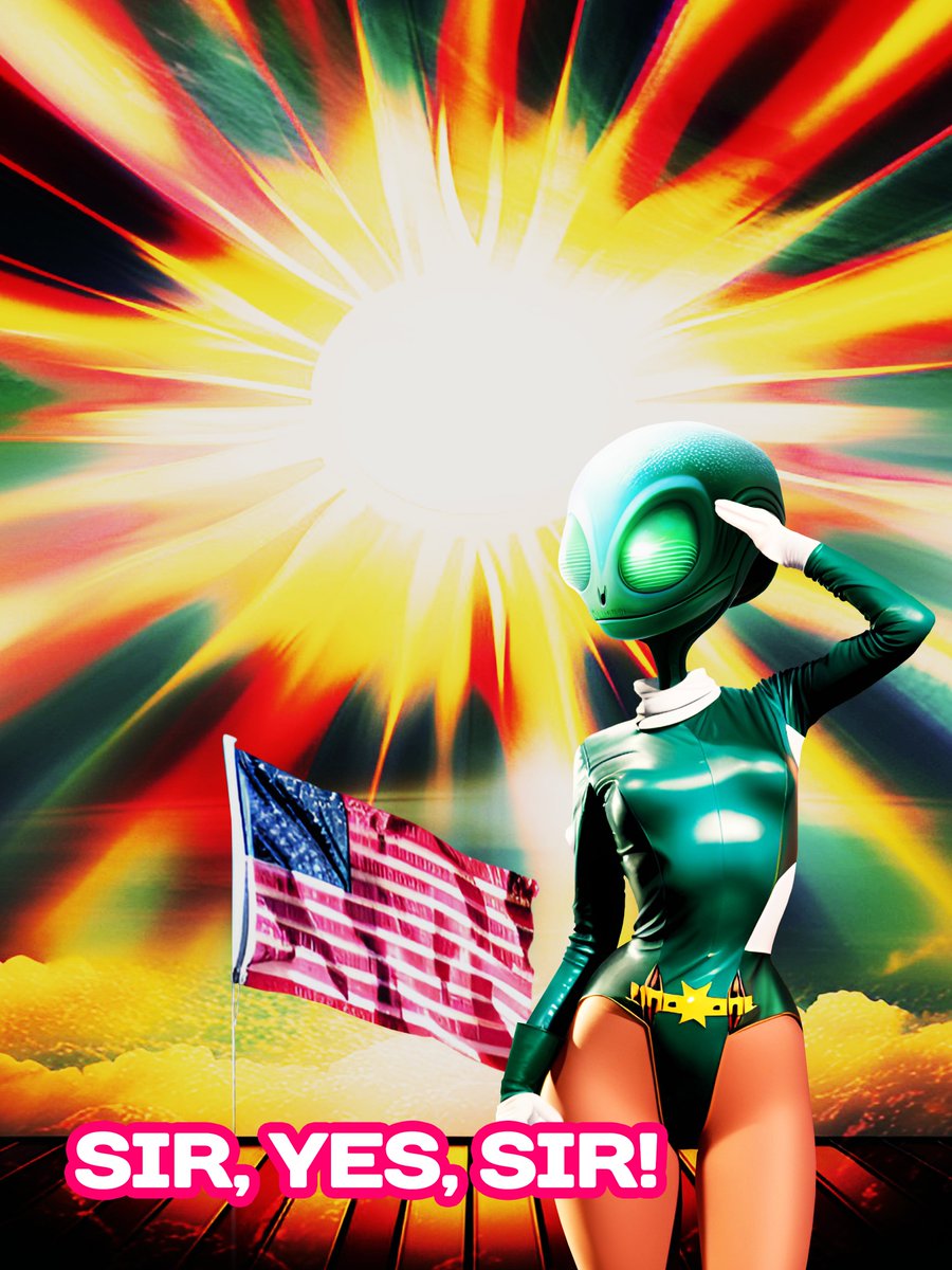 GM my friends🌸🌸🌸
"An alien"

1 copy🔥

opensea.io/assets/ethereu…

Current price: 0.005 #ETH

#Ethereum #AlienPinUp #NFTArt #CosmicPinUp #NFTCollectibles #AlienArt #PinUpGirls #AlienBeauties #NFTCommunity #DigitalArt #CryptoArt #NFTCollectors