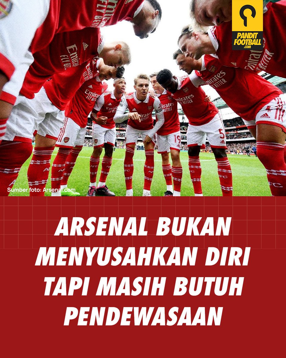 panditfootball's tweet photo. Kalau kita tarik mundur ke awal musim. Siapa yang menyangka Arsenal akan jadi pesaing Man. City di puncak klasemen? https://t.co/O0daedMC1x