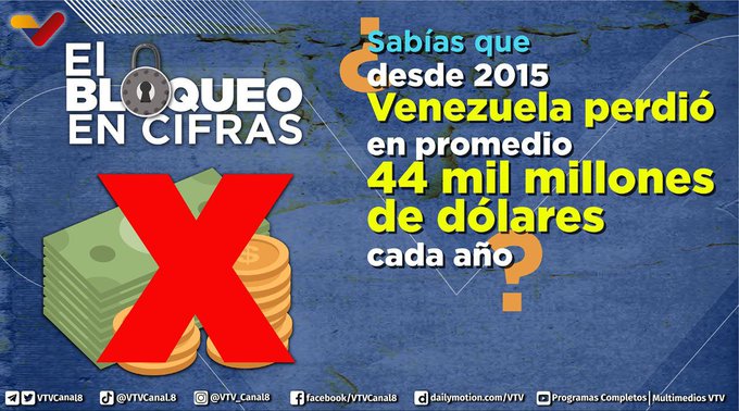 #SabíasQue🤔| Venezuela fue víctima de un proceso de saqueo y vaciamiento sistemático de sus recursos y su patrimonio durante los últimos siete años.

#RevoluciónÉtica