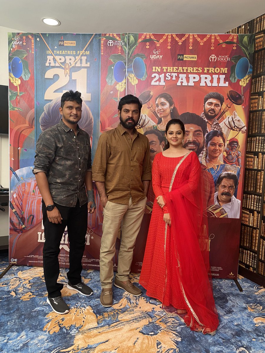 #deivamachan from 21st of april in theatres😇🎉🎉 <a href="/ActorVemal/">Actor Vemal</a> <a href="/Bala_actor/">Bala saravanan actor</a> <a href="/Martyn_NK17/">NK</a> <a href="/proyuvraaj/">Yuvraaj</a>