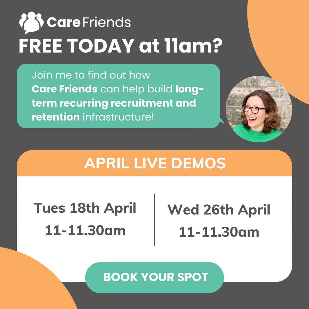 Still struggling to recruit and retain care workers? Care Friends could deliver at least 25% of your new starters each year and improve your year one staff turnover 5X!

Book a demo to learn more and see the latest version of the app in action 👉🏽 tinyurl.com/48wvucy6