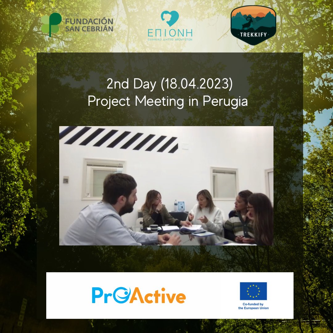 🇪🇺Partners are discussing the good practices for outdoor activities from Italy, Spain and Greece