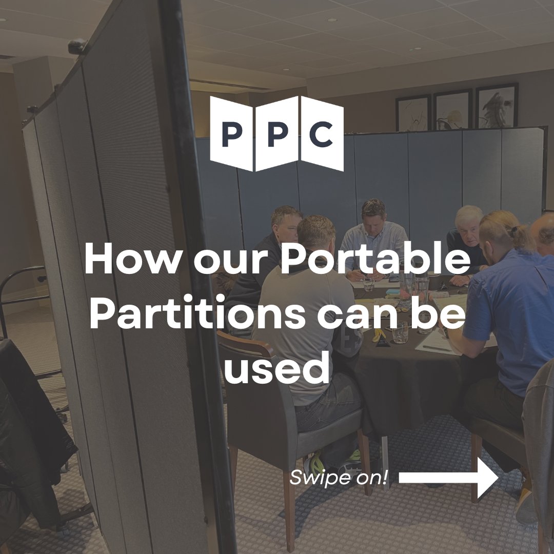 PortablePartit3's tweet image. Our screens were hired recently for a team conference; the company kindly shared some images of their use.

If you'd like more information on our screen hire, please contact #portablepartitions -
☎ 01684 215902
📧 sales@portablepartitionscompany.co.uk
#roomdividers #modularwalls