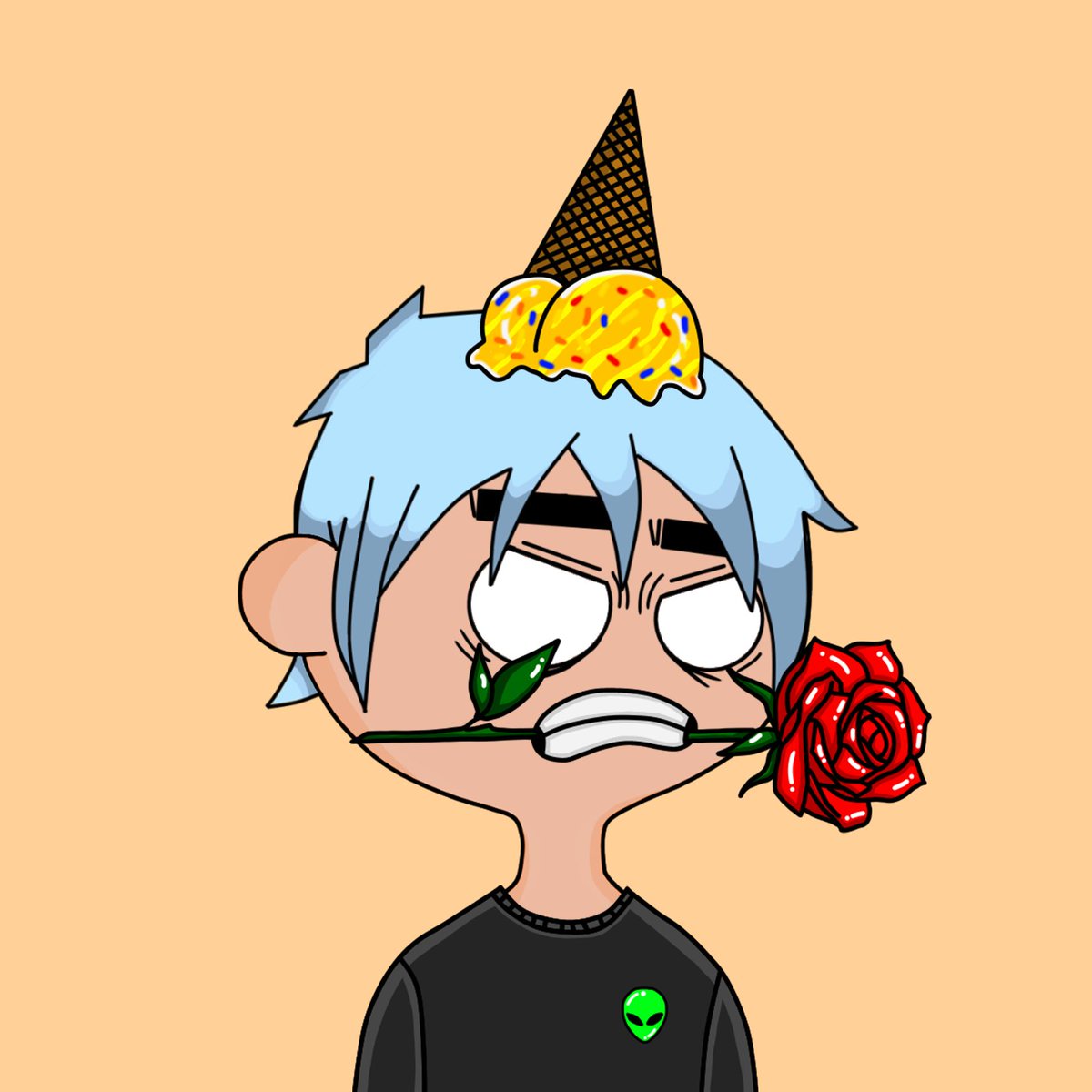 ChrisManMachine's tweet photo. @DropoutGangNFT add to that a rose maybe... 

#thedropouts https://t.co/bcgEsLqBpq