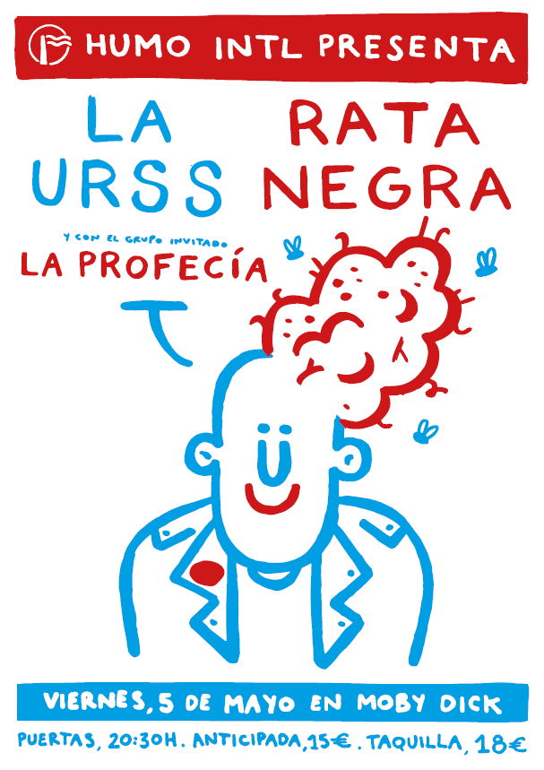 HUMOINTL's tweet photo. Entradas de esto aquí: https://t.co/jCuBHa3iN0 Cartel por Hez de Mono https://t.co/WGyxXHPzLD