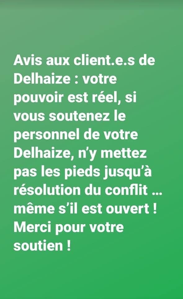 De toute façon c'était déjà trop cher pour moi mais quand même... Solidarité avec les travailleureuses des supermarchés Delhaize ! 
#BoycottDelhaize #Solidarité #luttedesclasses #belgique #grèves #guerresociale