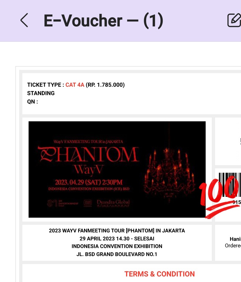Help RT

Want to trade WTT tiket WayV Fanmeeting Tour Phantom in Jakarta

have : CAT 4A (1 tix)
want : CAT 5A/B (1 tix)

Sisa uangnya sesuai harga asli di web aja, ini tiket pribadi lgs cod venue pas udah jadi wristband aja, hmu via dm or wa ya thanks

#WayV_Phantom_in_JAKARTA