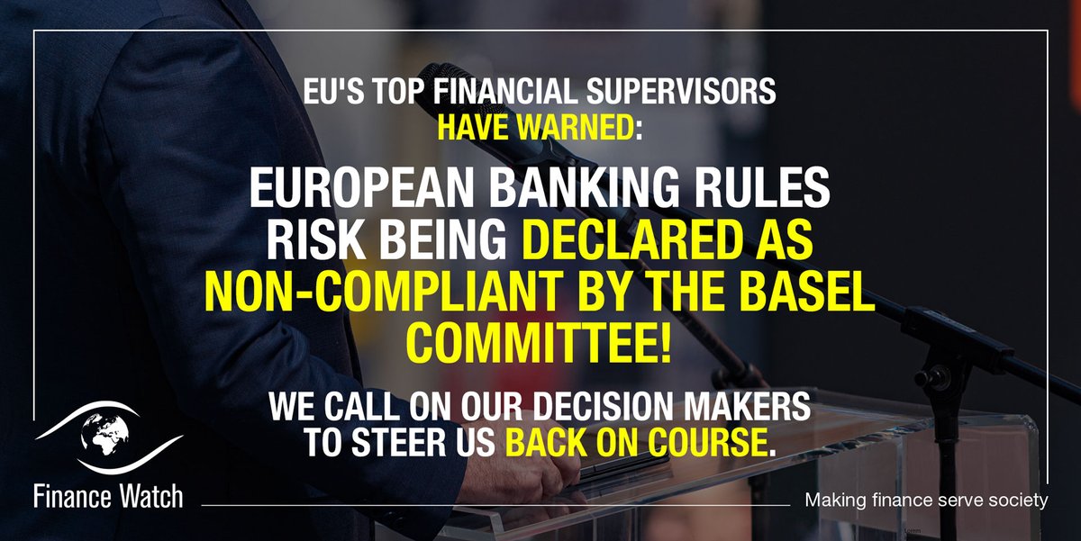 forfinancewatch's tweet photo. 🏦 #CreditSuisse should be a wake-up call!

36 organisations and 79 individuals call on #EU co-legislators to steer us back on course: we need a #BaselcompliantEurope.

Share our joint letter 📨👇
https://t.co/wWuM73tWkF https://t.co/IWeQeC2jDt