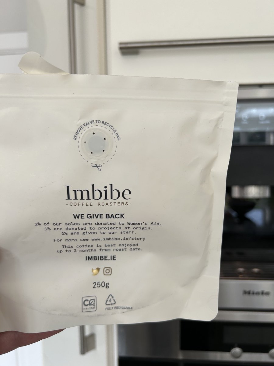 ⁦<a href="/garyimbibe/">Imbibe Coffee Roasters</a>⁩ new packaging and a new roast this bag won’t last long