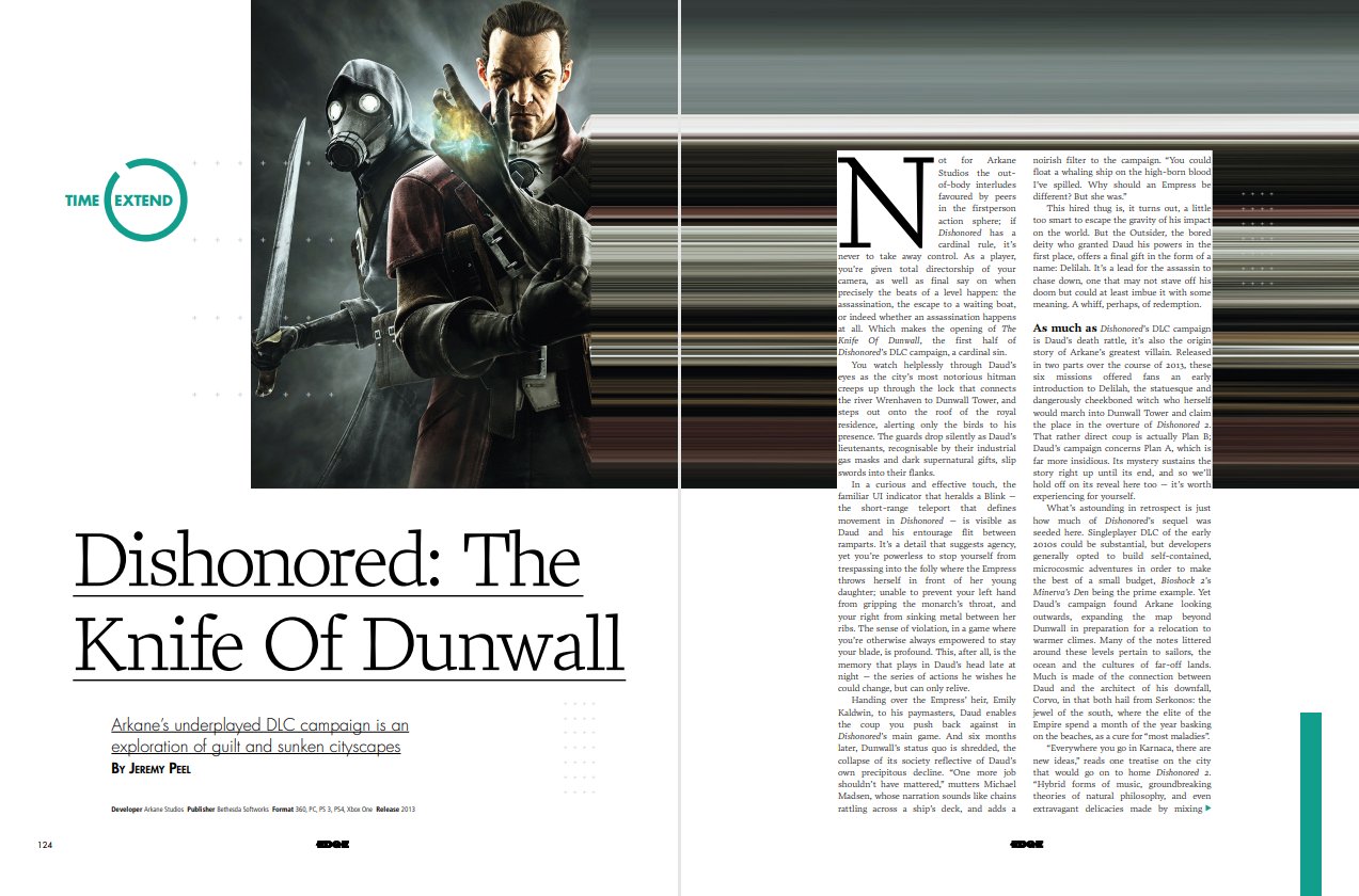 How long is Dishonored: The Knife of Dunwall?