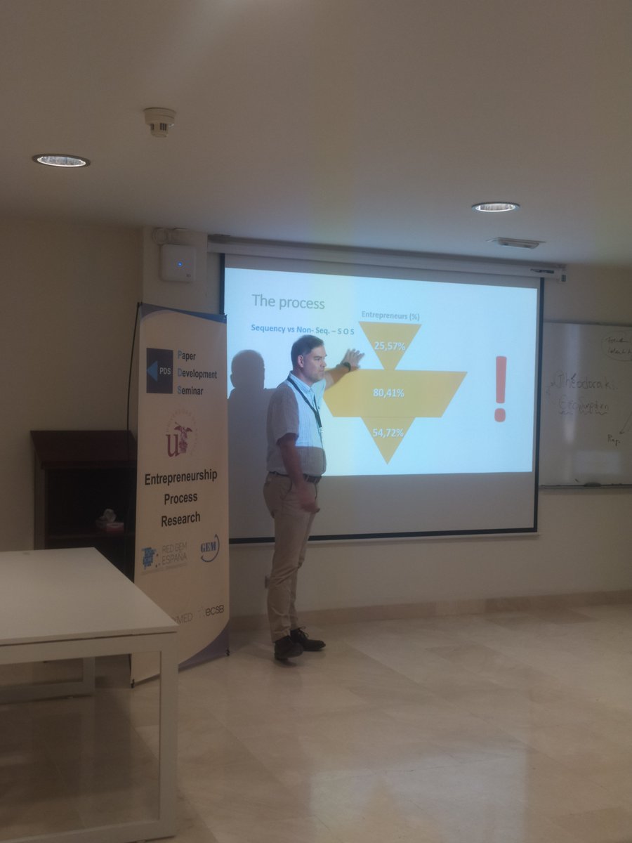 PdsEntrep's tweet photo. Now is the turn of Miguel Angoitia with his abstract presentation entitled "Sustainable Development and Entrepreneur's Behaviour" in #6PdsEntrep co-organized by @unisevilla and @GEM_es
Congrats on your work 😉 https://t.co/hi76WdAyhc