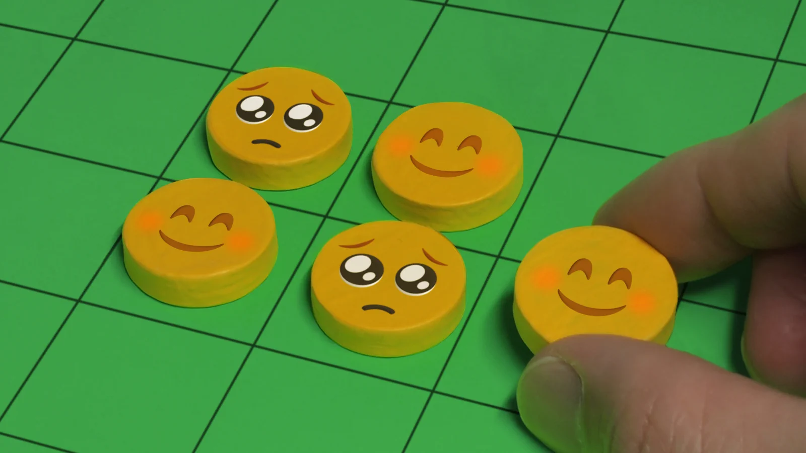 とってもかわいい！「顔文字のオセロ」がほのぼのしている！