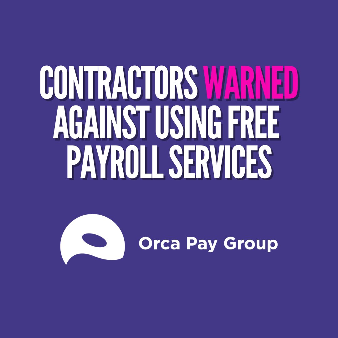Orca Pay Group (@orcapaygroup) on Twitter photo Contractors warned against using free payroll services β
<a href="/itcontracting/">ContractorUK</a> featured our founder Rob Sharp's thoughts on companies offering free payroll services to contractors.
Read the full article: contractoruk.com/news/0015869doβ¦
#contracting #contractors #recruitment Contractors warned against using free payroll services β
<a href="/itcontracting/">ContractorUK</a> featured our founder Rob Sharp's thoughts on companies offering free payroll services to contractors.
Read the full article: contractoruk.com/news/0015869doβ¦
#contracting #contractors #recruitment
