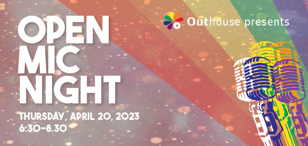 🎙️ Open Mic Night is BACK! 
🗓️Thurs Apr 20th
⏰6:30 PM
📍Outhouse Café

Calling all artists, singers, poets &amp; speakers to perform their act as we transform the Café into a mini arena complete with a stage, mic and lighting.

Find out how to register at outhouse.ie/open-mic-night…