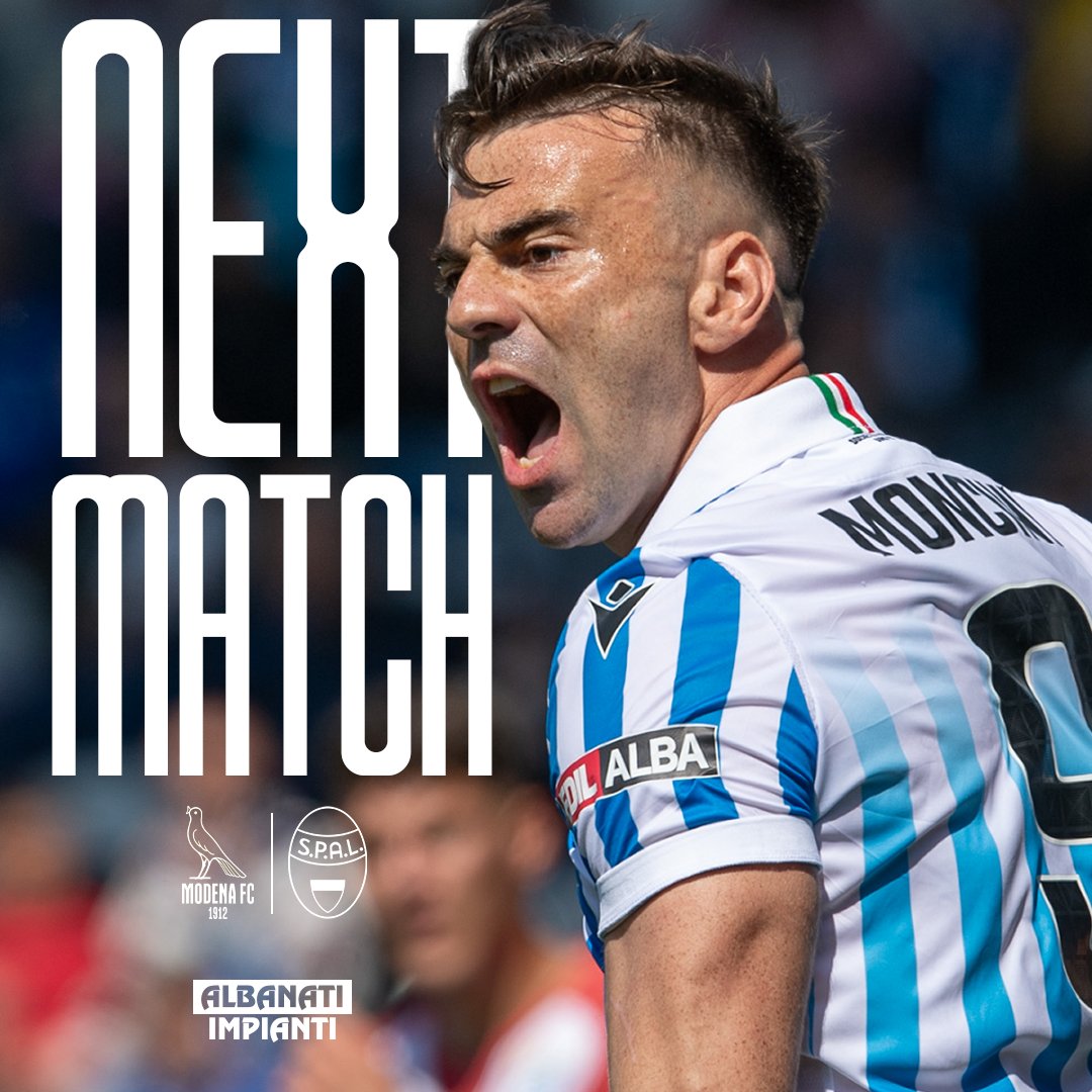 spalferrara's tweet photo. 𝗡𝗘𝗫𝗧 𝗠𝗔𝗧𝗖𝗛
⚽️🔥 #ModenaSPAL
La prevendita per il settore ospiti: https://t.co/EKerELUR63
#ForzaSPAL #ALLASPAL https://t.co/1QoKPZhBVc