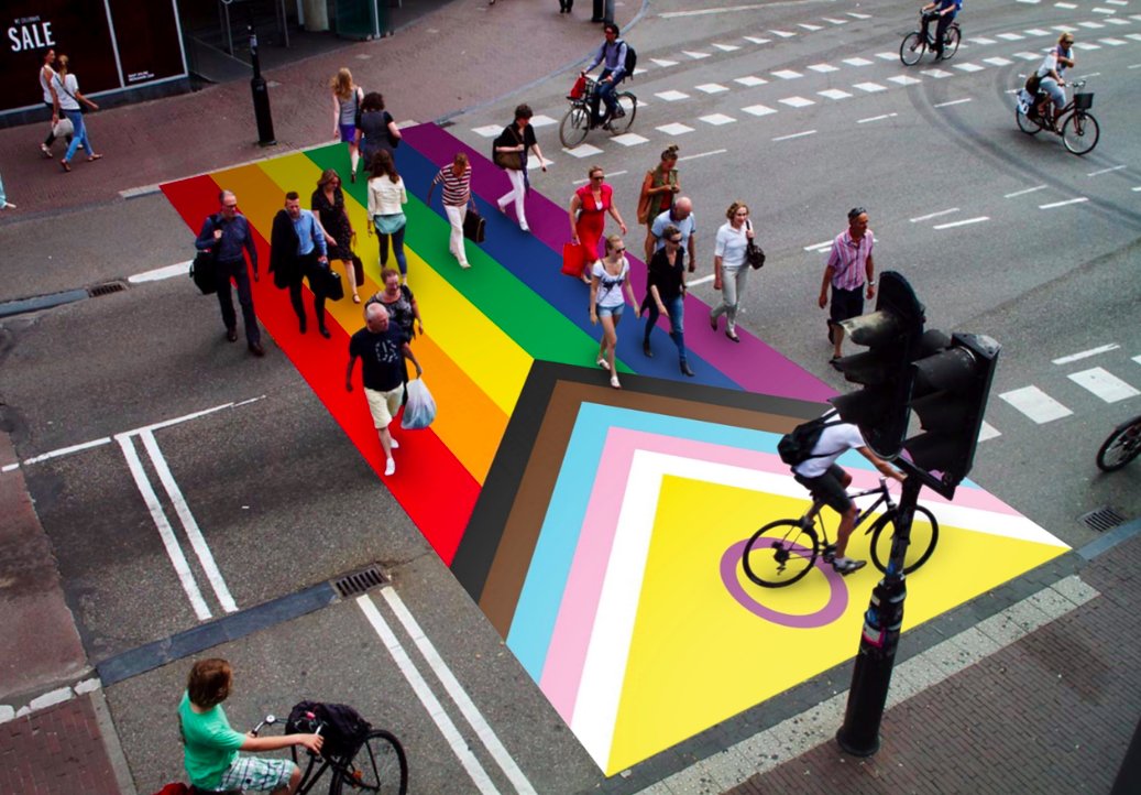 duicnl's tweet photo. Utrechtse GroenLinks-fractie wil nieuw uiterlijk voor regenboogzebrapad in de binnenstad https://t.co/evnKUxj7q6 via @duicnl https://t.co/IwFiRIDrSh