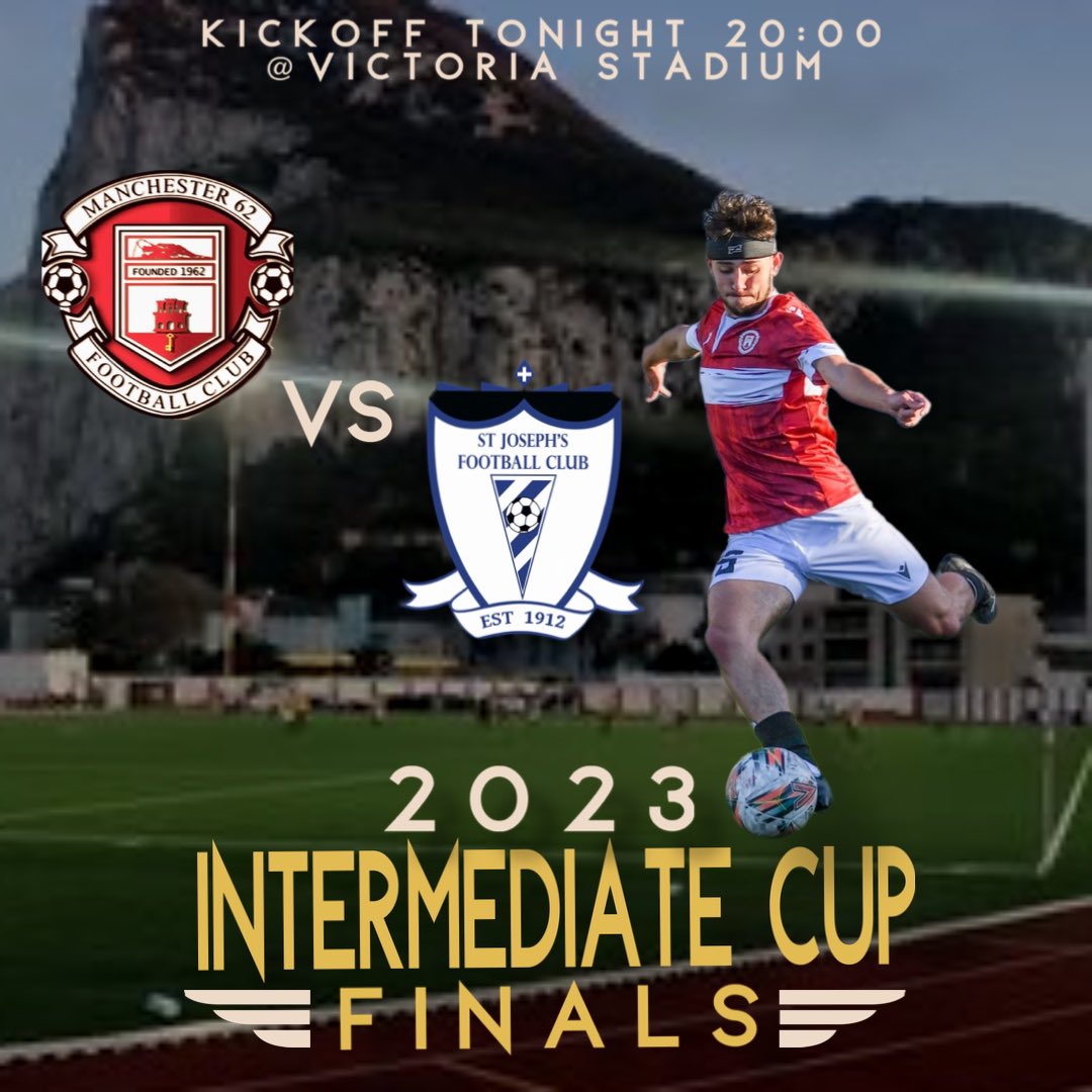 Man62FC's tweet photo. Tonight @Man62FC u23 goes for the season double as they face off against @StJosephsFCGib u23 in the 2023 Intermediate Cup Final. Kickoff 20:00 at Victoria Stadium. #cupfinal #alzheimersawareness @UnequalTech https://t.co/N5vu3CzrTW