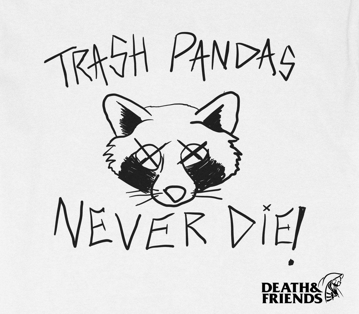 Trash Pandas Never Die @deathandfriends.ltd 

#deathnfriends #deathandfriends #deathnfriendsskull #deathandblues #trashpanda #trashbag #trashpanda #burningdumpster #raccoon #raccoons #raccoonlove #raccoonlife #trashpandas #raccoonlover #raccoonsofinstagram #racoon #raccon