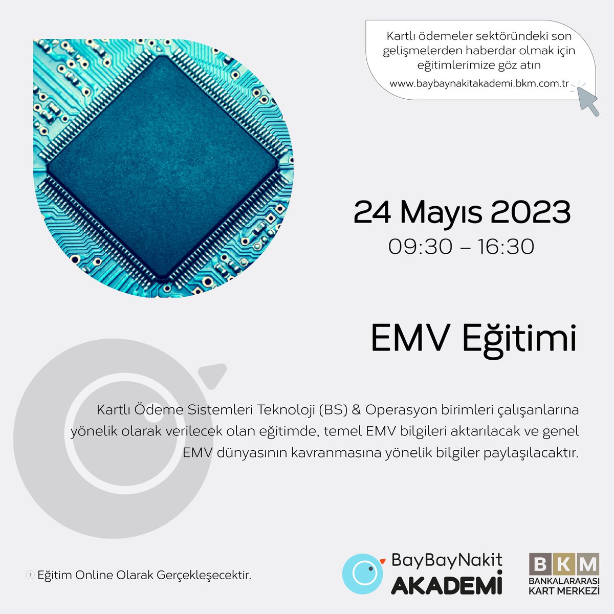 BayBayNakit Akademi'nin bu yılki eğitim ajandasına birlikte bakalım. Bu eğitimler ile daha fazlasının detaylarını görmek ve kaydolmak için aşağıdaki linke tıklayabilirsiniz! 👇baybaynakitakademi.bkm.com.tr/courses 
*Kontenjanlar sınırlıdır.
#baybaynakit #baybaynakitakademi #bkm
@BayBayNakit