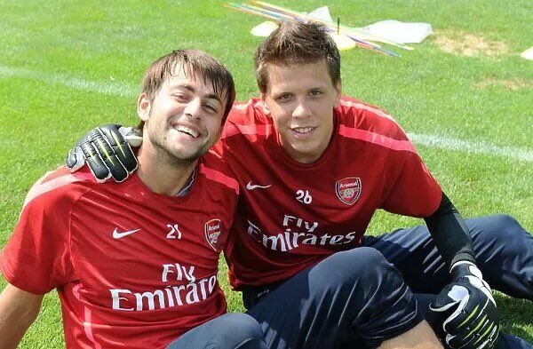Happy birthday to our two former Arsenal goalkeepers Wojciech Szczesny and Lucazs Fabianski  