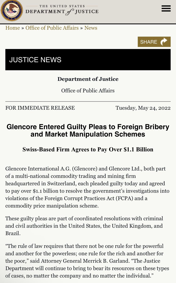 MightiJamie's tweet photo. It took America and the UK to hold Glencore accountable. Now Germany has charged Markus Jooste with fraud and market manipulation for Steinhoff. 

Why do these companies and people get away with bribery and corruption in South Africa? Why are African law makers unable to hold these corrupt billionaires to account?