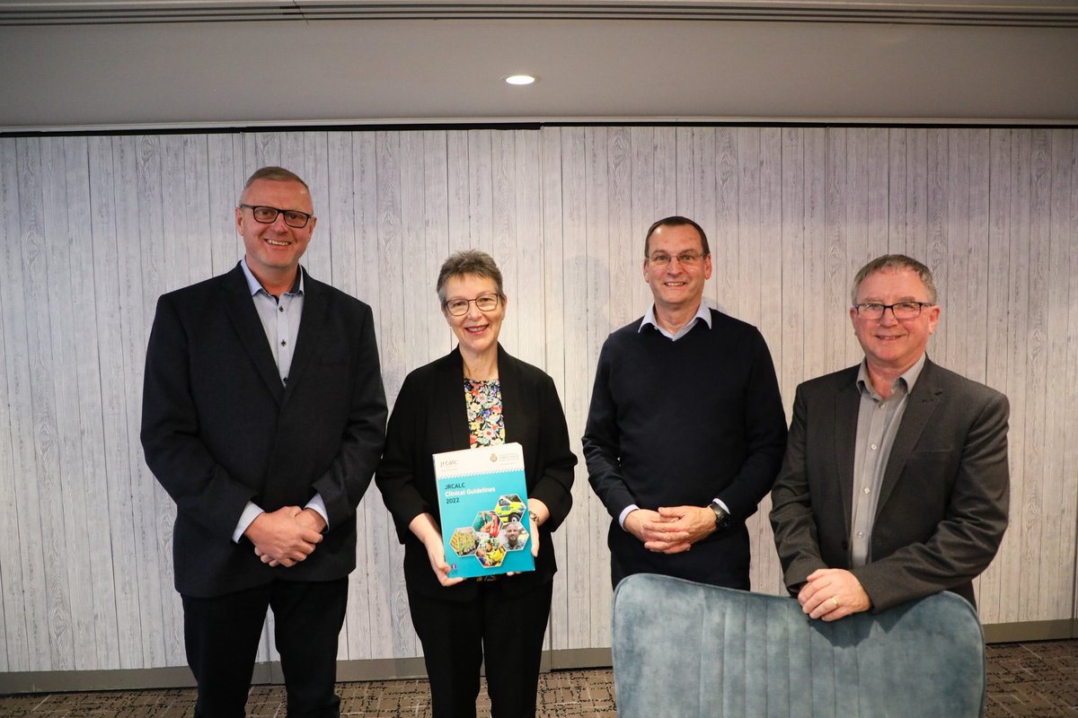 classprofession's tweet photo. We had a fantastic day shooting with @WMASDrAlisonW and Simon Brown from the JRCALC committee, as well as @steveirving16 from @AACE_org and @CarlSmithCoP from @ParamedicsUK. Lots of important questions were explained about the story of #JRCALC.

Keep an eye on our social feeds and YouTube for the video release coming soon. 😊