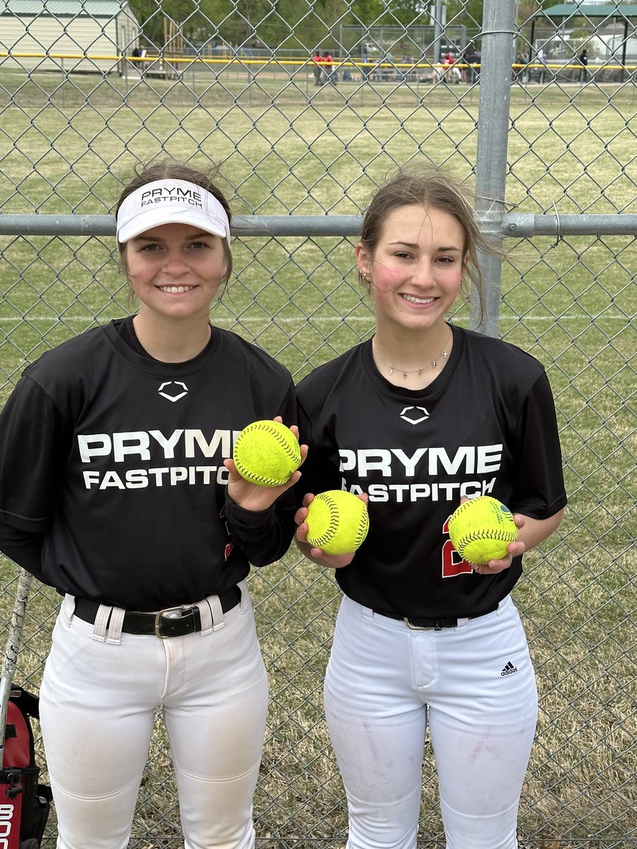 prymefastpitch's tweet photo. @BelleMorganroth (2026, Claremore HS) and Megan Williams (2026, Skiatook HS) both went deep this weekend to help Pryme 15u - Phillips achieve a solid 3rd place finish in the Angels 4 Autism tourney in Broken Arrow! 
Way to go ladies!! @nextlevelBP15 
#prymefastpitch https://t.co/VCi6RM7KJp