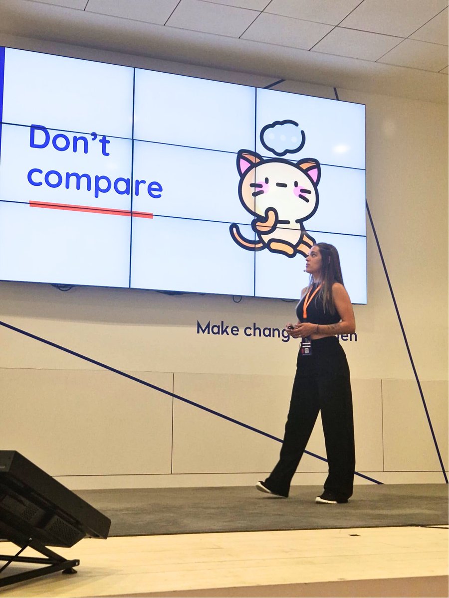 coding_mermaid's tweet image. This last Saturday was my first time as an in-person speaker, presenting the talk:
 &quot;Nevertheless don&apos;t quit coding 🦄- my advice to you💖&quot; 
focused on career switch and self-care.

Thank you so much for the opportunity @GeekGirlsPT 🚀

#careerswitch #womenintech