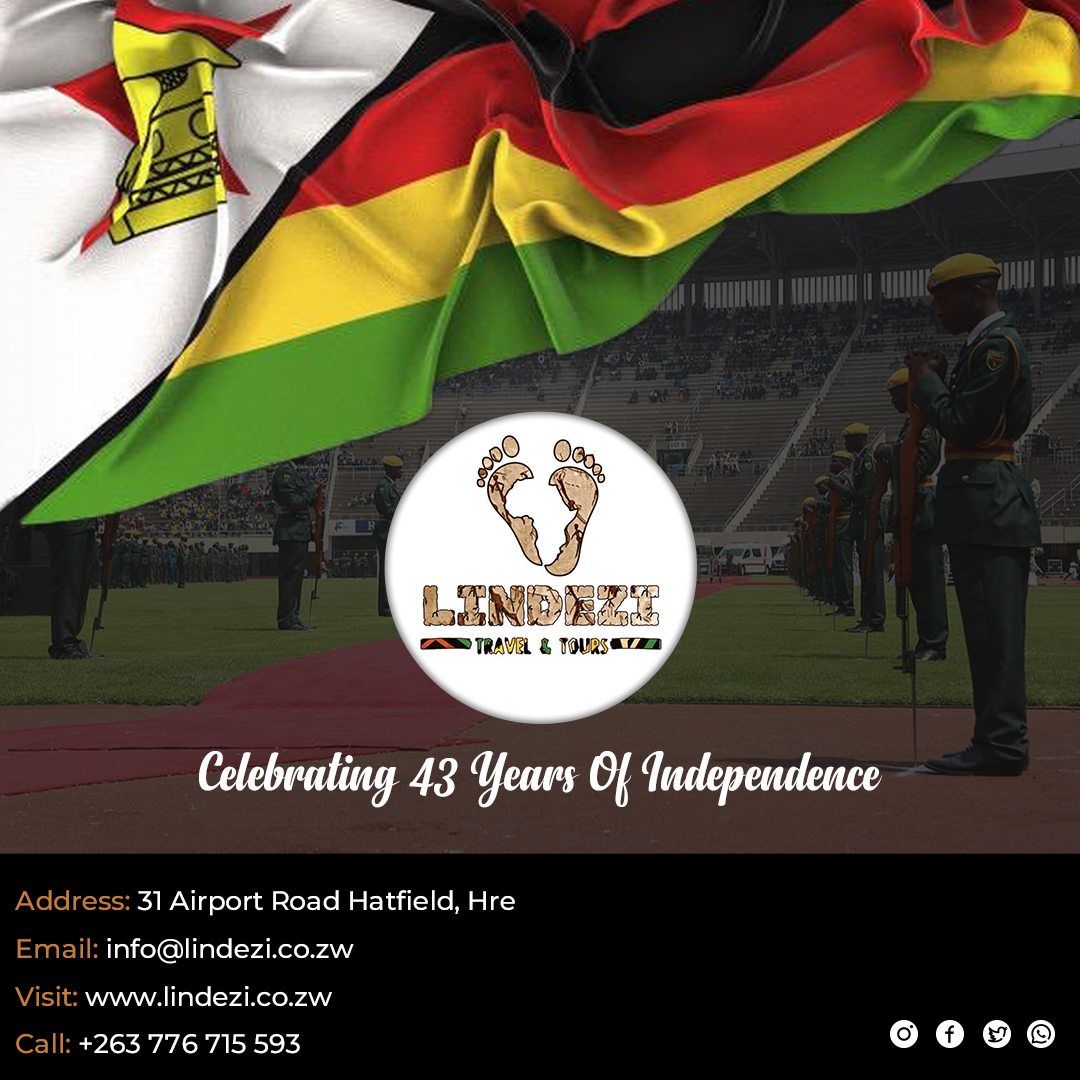 lindezi's tweet photo. Happy Independence from Lindezi Travel &amp; Tours!!!!!

#happyholidays #freedom #peace #zimbabwe #independence #celebrating #unity #independenceday https://t.co/8nYJ0wTofI
