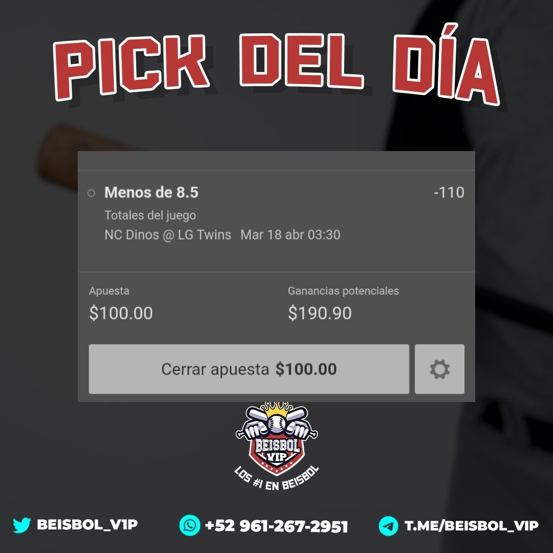 Beisbol_VIP's tweet image. #Freepick de #KBO para amanecer ganando 🍀 suerte