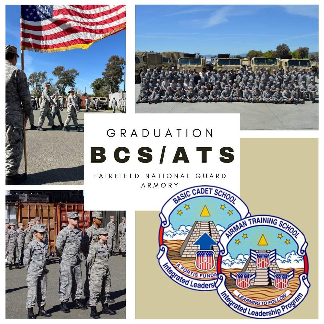 BCS/ATS wrapped yesterday afternoon with graduation for over 60 cadets.  Thank you, cadet staff, seniors, parents, and cadets that made this weekend happen.  Congratulations!

#civilairpatrolcadets #cawgcadets #cawgcap #civilairpatrolgroup2 #norcalgroup5 #norcalstrong #goflycap