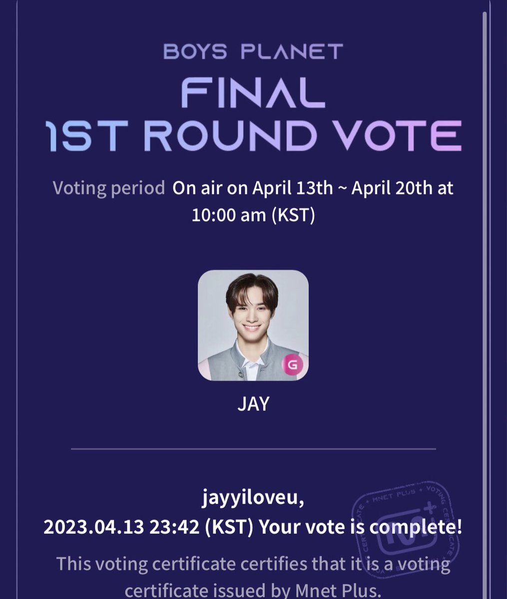 seoyeonlau's tweet photo. #JAYCHANG voting giveaway!
open WW 🫶
1st prize: iPhone 14 pro
2nd prize: PS5
Rules: VOTE for #jay on #BOYSPLANET Mnet+ App!
EVERYDAY UNTIL APRIL 20th
Reply to this tweet or DM with a screenshot of your vote + a watermark!
1 vote = 1 entry! 💘
#boysplanet #jaydebut https://t.co/6NQerR8YkY