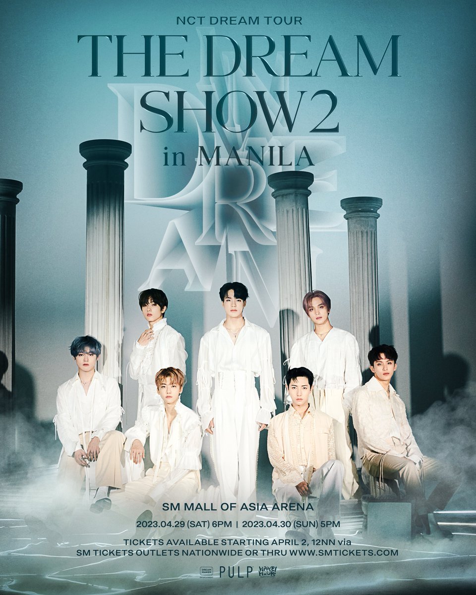 MOAArena's tweet photo. #THEDREAMSHOW2_in_MANILA is happening NEXT WEEKEND!

Witness showstopping performances as @pulpliveworld &amp; @happeehour brings NCT DREAM live at the SM Mall of Asia Arena this April 29 and 30.

See you, NCTzen. 💚

#NCTDREAMAtMOAArena
#ChangingTheGameElevatingEntertainment https://t.co/jKhSX1OWN1